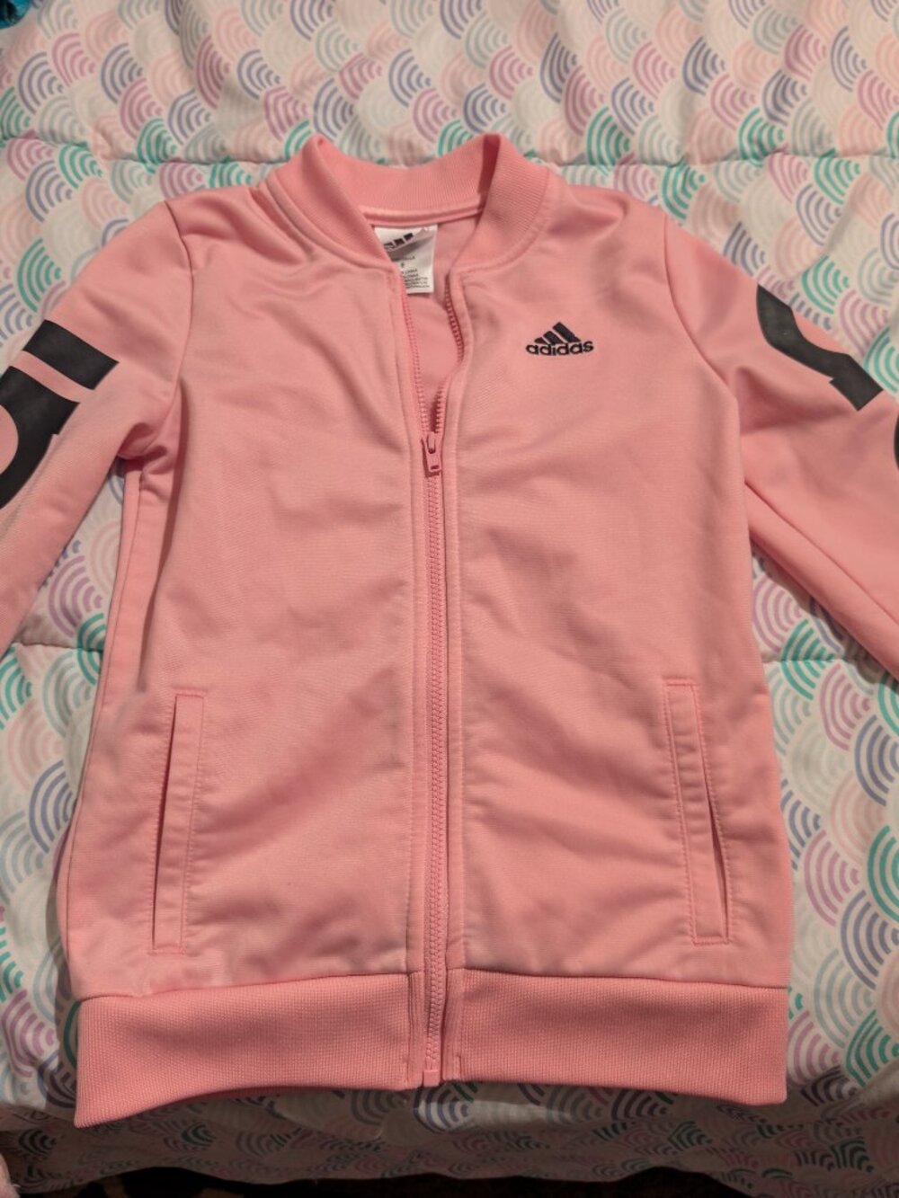 Adidas kids track jacket size 6